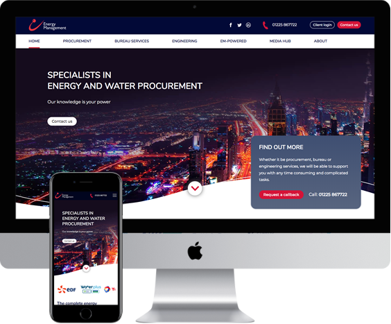 Energy management website