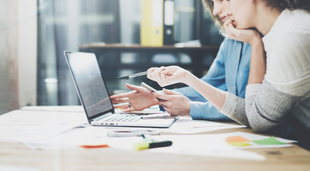 Digital marketing meeting