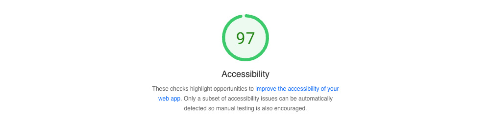 Website Accessibility report