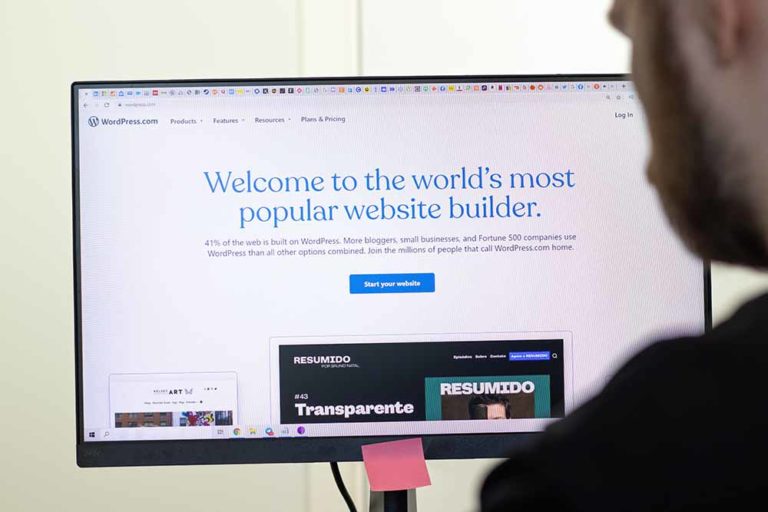 WordPress website training